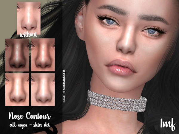  The Sims Resource: Nose Contour N.01 by IzzieMcFire