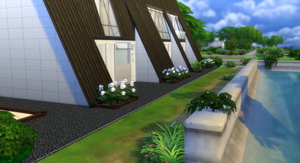  Mod The Sims: Pyramide House by valbreizh