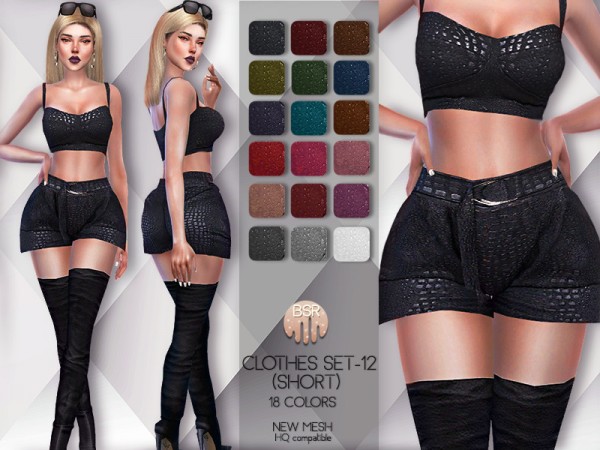  The Sims Resource: Clothes SET 12 Skirt by busra tr