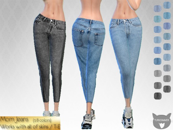  The Sims Resource: Mom Jeans by turksimmer