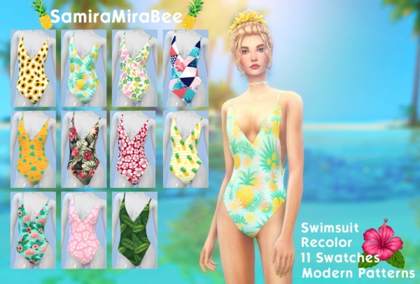  Samiramirabee: Tropical Swimsuit Recolor