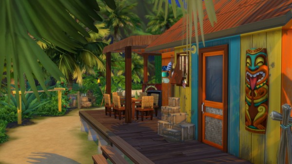  Mod The Sims: The Looters Cabin Off The Grid (No CC) by Caradriel