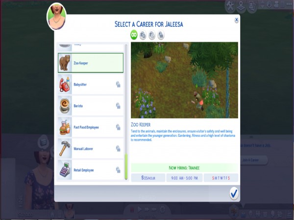  Mod The Sims: Zoo Keeper Career by Lotus221