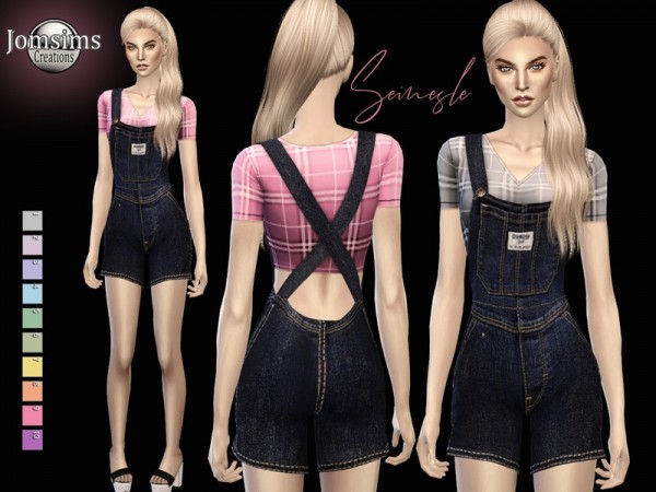  The Sims Resource: Seinesle overalls by jomsims
