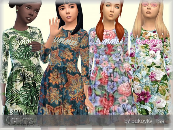  The Sims Resource: Dress Summer by bukovka