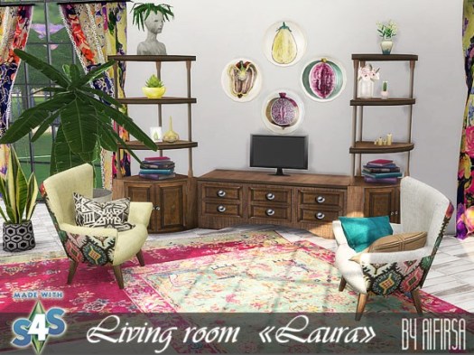  Aifirsa Sims: Living room furniture Laura