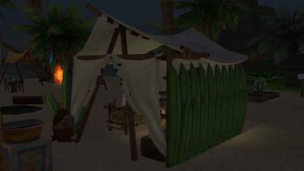  Mod The Sims: Wooden arbor of castaways by Serinion