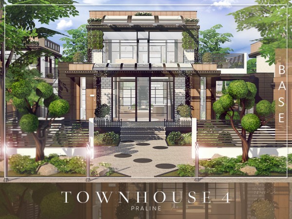  The Sims Resource: Townhouse 4 by Pralinesims