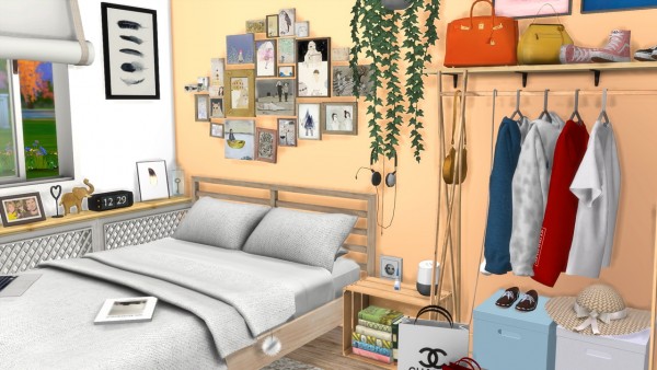 Models Sims 4: Bohemian bedroom