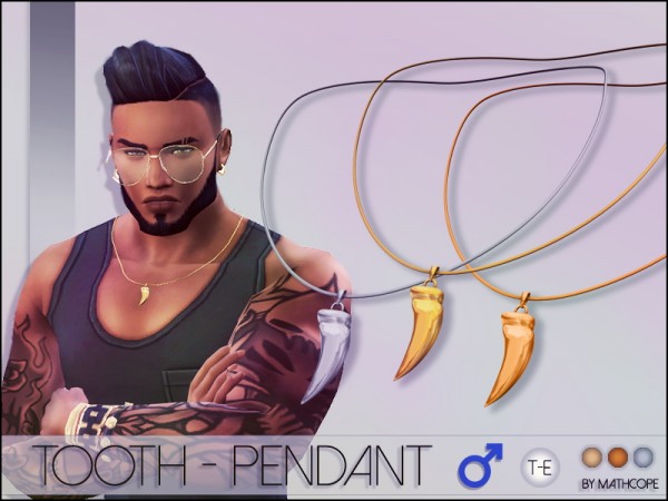  Sims Studio: Tooth Pendant by mathcope