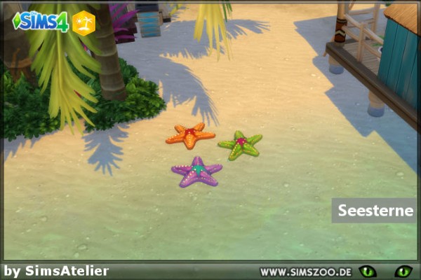  Blackys Sims 4 Zoo: Starfish by SimsAtelier