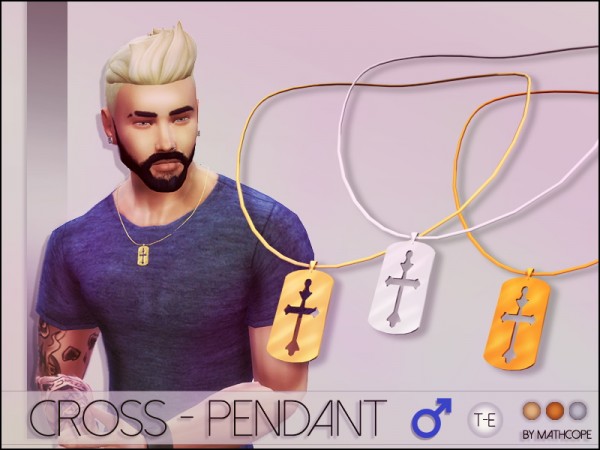  Sims Studio: Cross Pendant by mathcope