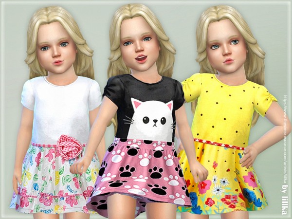  The Sims Resource: Toddler Dresses Collection P100 by lillka