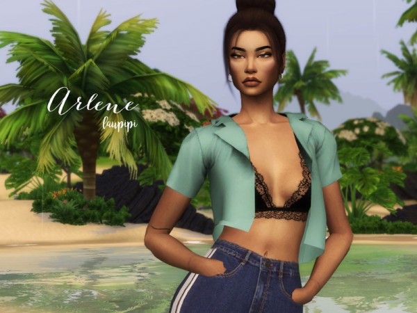  The Sims Resource: Arlene   Shirt Accesory by laupipi