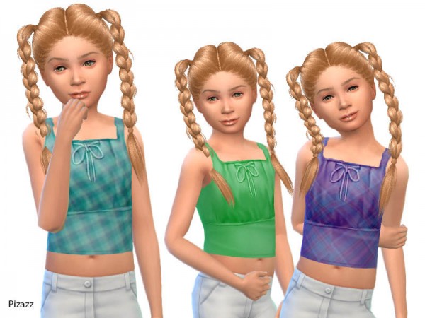  The Sims Resource: Childs Crop Top by pizazz