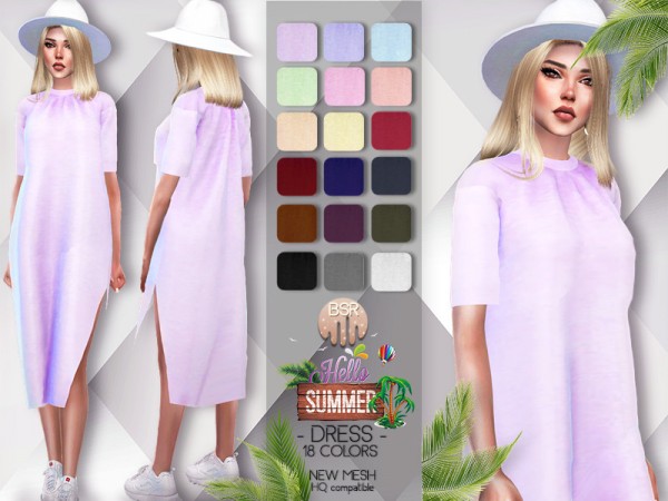  The Sims Resource: Dress BD74 by busra tr