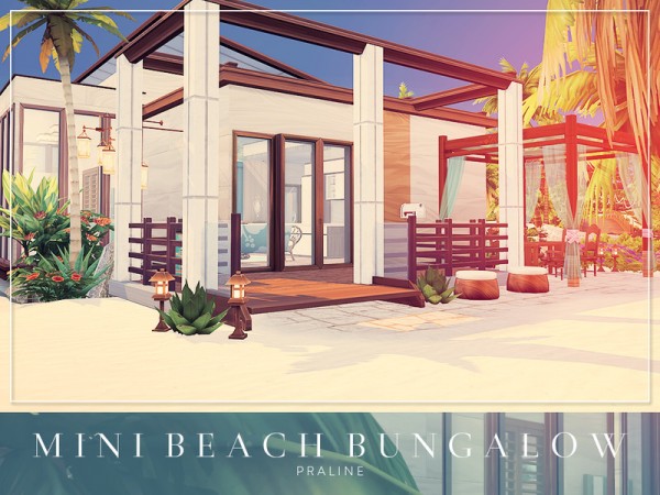  The Sims Resource: Mini Beach Bungalow by Pralinesims