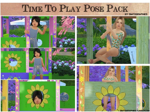 Simtographies: Jungle Gym Lookout and Pose Pack