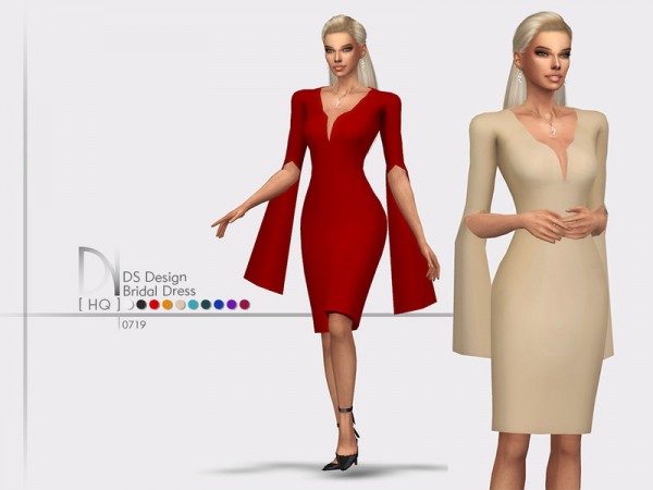  The Sims Resource: Design Bridal Dress by DarkNighTt