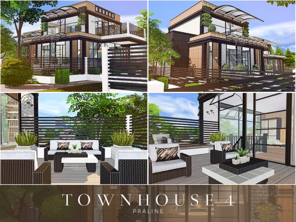  The Sims Resource: Townhouse 4 by Pralinesims