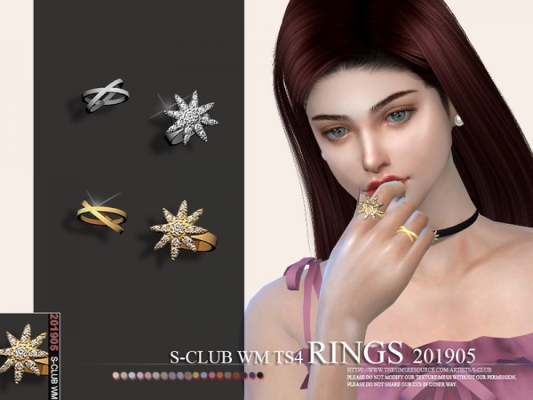  The Sims Resource: Rings 201905 by S club