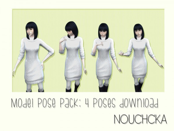  The Sims Resource: Model pose pack by FahrenSight
