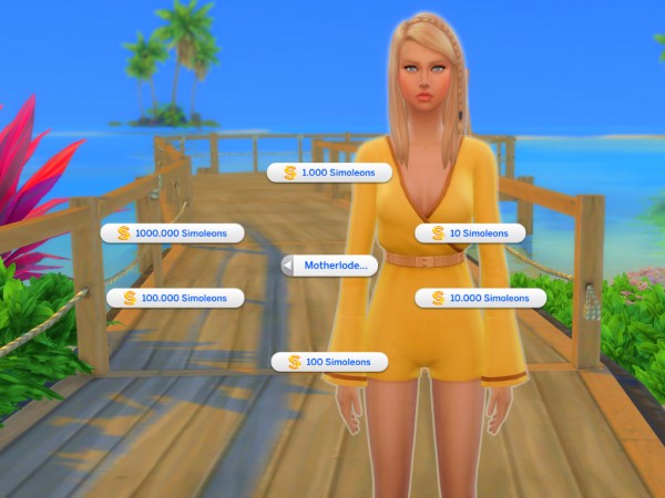  MSQ Sims: Motherlode Menu Mod