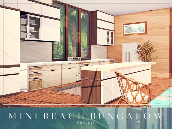  The Sims Resource: Mini Beach Bungalow by Pralinesims