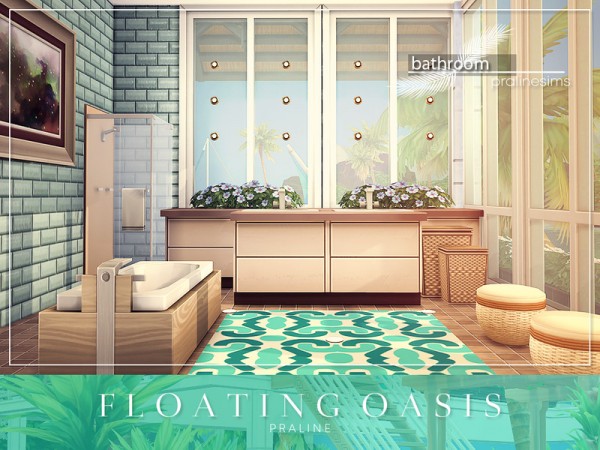  The Sims Resource: Floating Oasis by Pralinesims