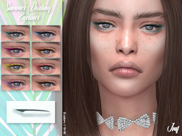  The Sims Resource: Summer Darling Eyeliner N.44 by IzzieMcFire