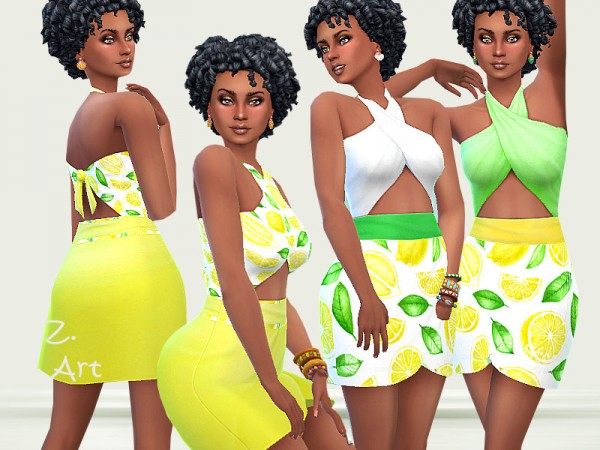  The Sims Resource: Summertime Fun Dress 08 by Zuckerschnute20