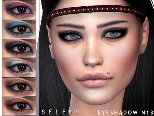  The Sims Resource: Eyeshadow N13 by Seleng