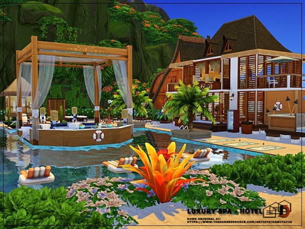  The Sims Resource: Luxury SPA   Hotel by Danuta720