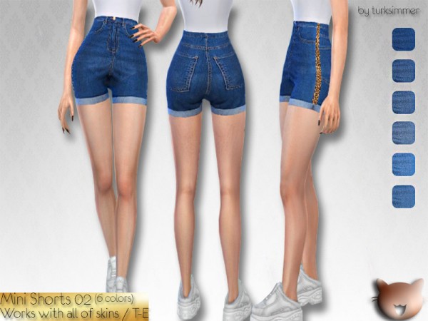  The Sims Resource: Mini Shorts 02 by turksimmer
