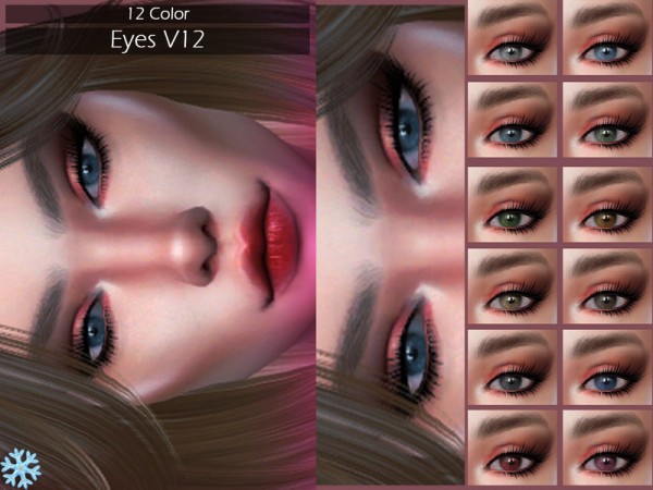  The Sims Resource: Eyes V12 by Lisaminicatsims