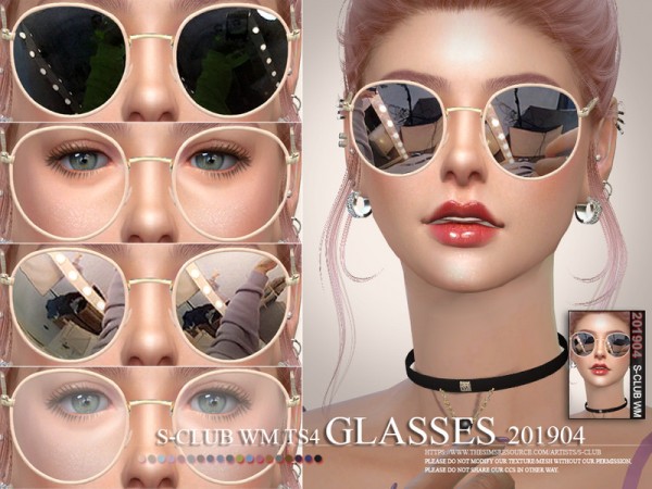  The Sims Resource: Glasses 201904 by S Club