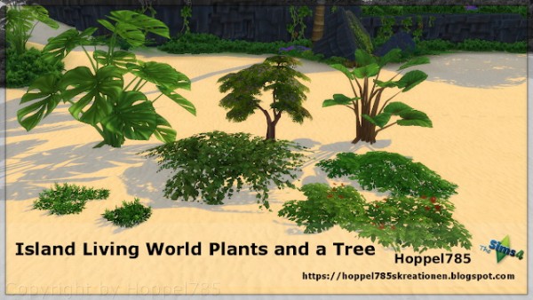  Hoppel785: Island Living World Plants and a Tree