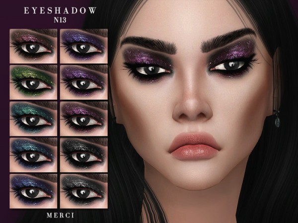  The Sims Resource: Eyeshadow N13 by Merci