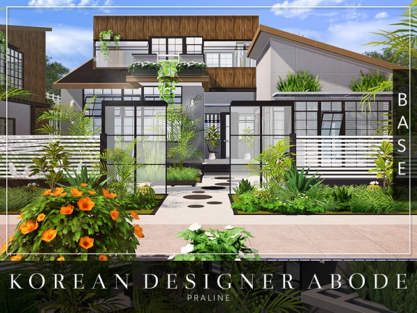  The Sims Resource: Korean Designer Abode House by Pralinesims