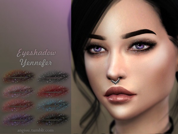  The Sims Resource: Eyeshadow Yennefer by ANGISSI