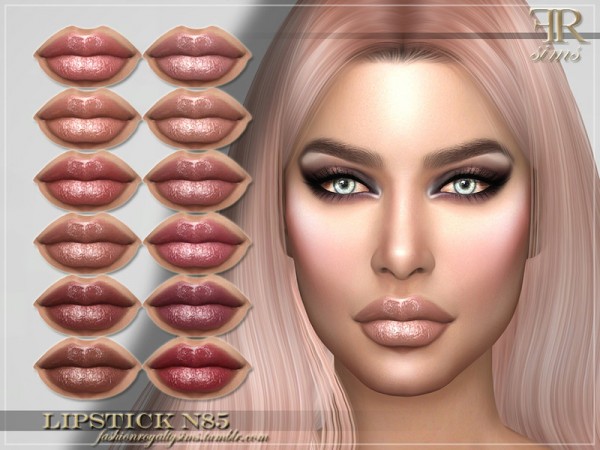  The Sims Resource: Lipstick N85 by FashionRoyaltySims