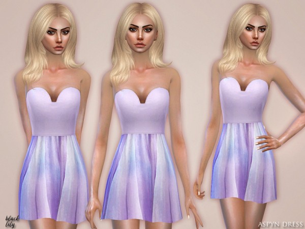  The Sims Resource: Aspyn Dress by Black Lily