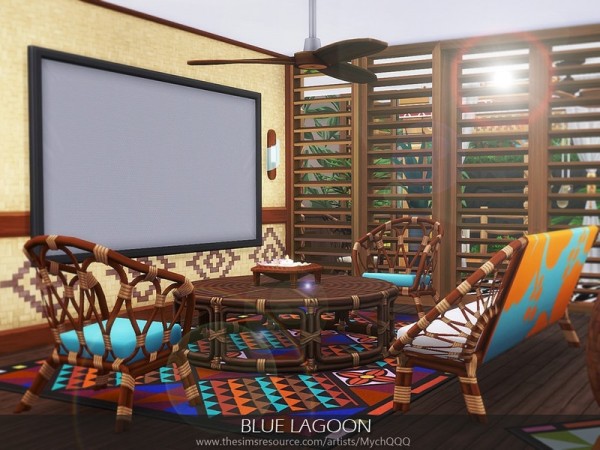  The Sims Resource: Blue Lagoon House by MychQQQ