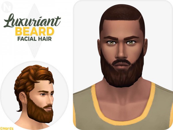  The Sims Resource: Luxuriant Beard by Nords