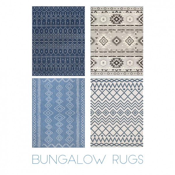  Kenzar Sims: Bungalow rugs