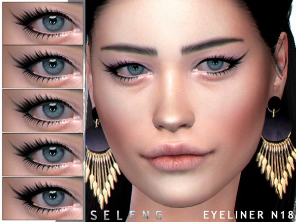  The Sims Resource: Eyeliner N18 by Seleng