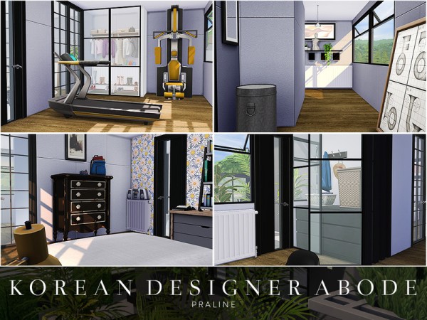  The Sims Resource: Korean Designer Abode House by Pralinesims