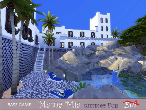  The Sims Resource: Mama Mia summer fun House by evi