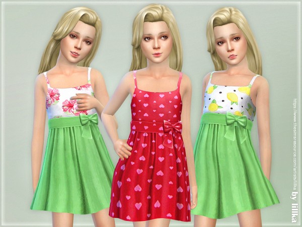  The Sims Resource: Girls Dresses Collection P127 by lillka