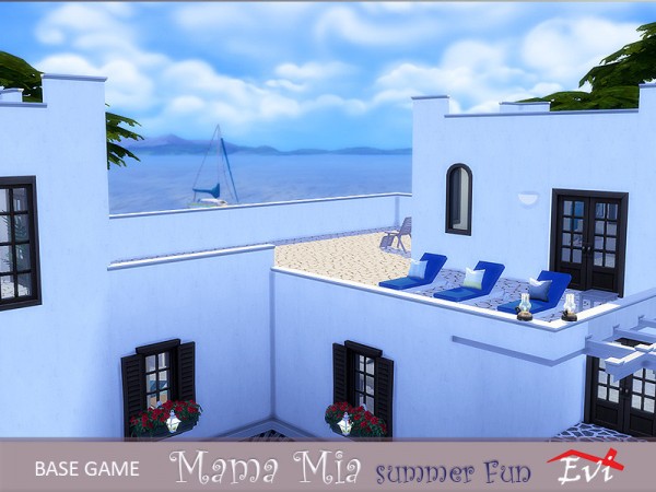  The Sims Resource: Mama Mia summer fun House by evi